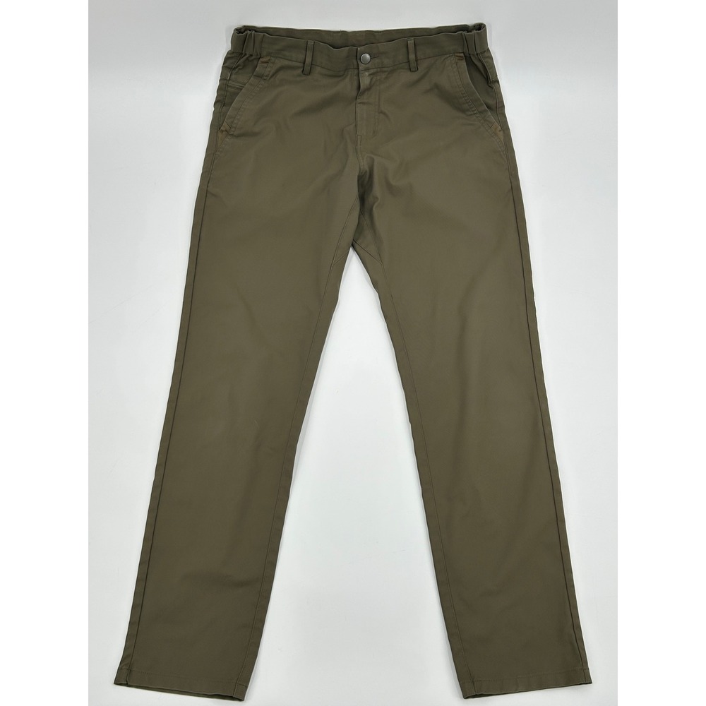Jack Archer Mens Tech Chino Pants Olive Green 32x30 Performance Stretch Golf